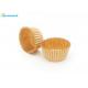 Unbleached Food Grade Paper Cupcake Liners With PE Coated Water Resistant