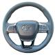 Hand Stitched PU Leather Steering Wheel Cover for Toyota Highlander Sienna 2022