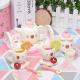 Lemon Simulation Kitchen Wooden Set Creative White Afternoon Tea