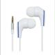 Plastic housing high quanlity TPE wire with Mic moblie phone earphone