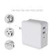 USB C Plug Charger, QC 3.0 Charger, PD Wall Charger, 4 Ports 18W Multi USB Wall Charger Quick Charge 3.0 Fast Charging