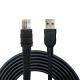 Shielded USB Coiled Cable Shielded For Zebra Barcode Scanner