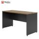 Modern Single-Person Wood Study Desk for School or Office Use Featuring Panel Style