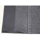 Dark Silver PU Washed Leather Hydrolysis Resistance For Clothing Fabric