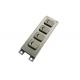 Side Function Industrial Keypad 4 Key Stainless Steel Material For ATM Machine