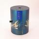 Paper Cardboard Mache Packaging Boxes Round Tube With Blue Ribbon For Whisky Wine Bottle