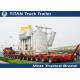 Safety Multi Axle Hydraulic Modular Trailer , Gooseneck Low Loader Trailers