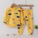 Cute Kids Winter Night Suits Pajama Sets 95% Cotton With Threaded Cuffs