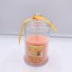 Oem Organic Orange Soy Wax Scented Mason Jar Candle  For  Sleep