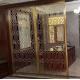 Decorative Restaurant Metal Hanging Screens Fashionable Stainless Steel Room Divider Partition