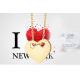 Heart Pendant Necklace Fashion Jewelry for Women Stainless Steel Necklace