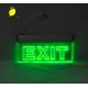 Double-sided screen printing LED recharging Emergency led exit sign light