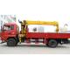 9.65m*2.18m*3.2m Truck Crane Mainly Used For Engineering Construction