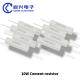 High Power Wirewound Resistor 5W 10W 20W 100W 47 50 100 ohm Ceramic Cement Resistor