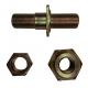 Building M14 x 1.5 Steel 3 Piece Trailer Wheel Bolt with and Plain Finish