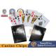 Waterproof Plastic Poker Card Red and Blue Casino Exclusive Texas Poker Table Game Plastic Card