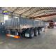 Cross Arm Suspension 3 Axles Side Wall Cargo Semi Trailer for Long-Distance Transport
