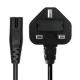 Reliable UK Power Cord PVC Jacket Material Used For Powering PCS And Printers