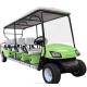 Green Color All Terrain Off Road Golf Cart Electric Lightweight Golf Buggy 10 Person