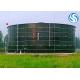 PH 1-14 Gls Sheets Waste Water Storage Tank With Alluminum Alloy Trough Deck Roof