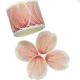 Gift Box Wrapping 35mm Pink Flower Diy Stickers With Tape