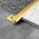 6063 T5 Aluminum Carpet Transition Strip Wood Floor To Carpet Reducer Matt Gold