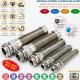 Hermetic IP68 Stainless Steel Metric Cable Glands Type 304/316/316L M12~M50 with