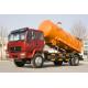 Sinotruk 4x2 160 Hp Vacuum Sewage Suction Truck 10 Cbm One Bed For Cleaning