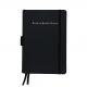 Undated A5 Business Planner Notebook , Leather Weekly Monthly Planner Round Corner