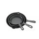 Round Pre Seasoned Cast Iron Skillet With Lid Diameter 6.3 Inch 8 Inch