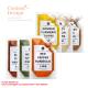 Spices Seasoning Packaging Bag Custom Spouted Stand Up Pouch Food Bags For Seasoning