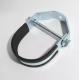 Q235 Electro Galvanized TPE Cushioned Pipe Metal Conduit Clamps SS316 Stainless Steel