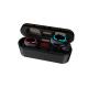 Digital Display Mini In-Ear TWS Earbuds Wireless HiFi Stereo Bluetooth Earphone with Aluminum-Alloy Charging Case