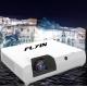 Flyin E7 4K Laser Short Throw Projector 3840x2160 3LCD 7500 ANSI Digital Zoom for Outdoor Business Education US Plug