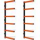Wall-Mounted Lumber Storage Rack For Indoor And Outdoor Perfect For Home