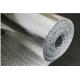 Double Bubble Aluminium Foil Roll 24h Moisture Permability Silver Color
