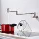 Modern Wall Mounted Expansion Pot Filler With Dual Swing Joints Steel 304/316 Material Kitchen Faucet