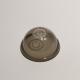 Leak Proof Transparent Plastic Cup Lids with Screw On Feature