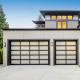 CE Certified Residential Automatic Electric Overhead Sectional Aluminum Frame Garage Door With Garage Doo