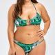 Plus size xxxl sexy push up swimsuits halter bikini sets