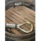 Wholesale Carbon Steel Wirerope Lifting Sling with Terminal on Both Ends Stranded Braid Wire Galvanized Steel Wire for Lifting