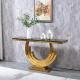 Rectangular Modern Marble Entrance Console Table Width 45cm