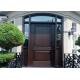Entry Ash Double Solid Wood Doors Wood Color Design With Top Chinese Brand Hardware