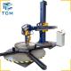 Polishing Automatic Dish End Making Machine For Tank Cap Surface Grinding Buffing