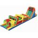 Playground Inflatable Obstacle Challenges , Blow Up Obstacle Course For Kids