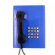 Full Keypad Vandal Resistant Telephone Blue Color With Robust Cold - Rolled Steel Body