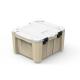 Double Wall Plastic Rotational Molded Cooler 150L Ice Box With Lock System
