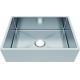 Modern Apron 304 Stainless Steel Vessel Sinks For Bathroom Decorate