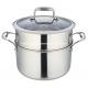 LFGB 20cm Home Induction Stainless Steel Cooking Pot