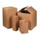 LOGO custom stamping printed plastic handles corrugated packaging box 5kg